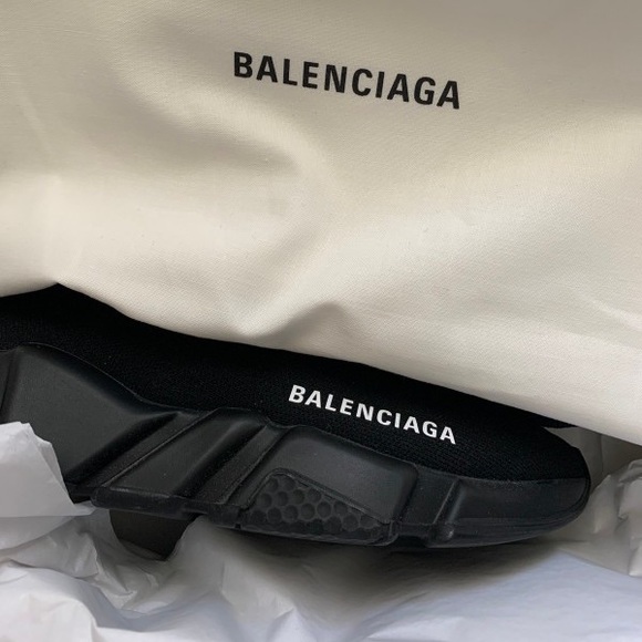 Black Balenciaga Speed Trainers - Picture 2 of 7
